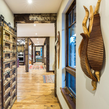 Rustic Mountain Retreat Hall