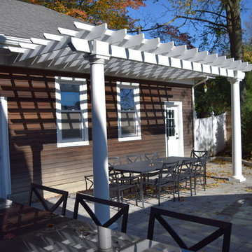 Attached to Garage Pergola