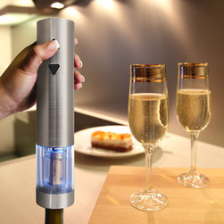 Epicureanist Electric Corkscrew & Wine Preserver Set - Wine And Bottle Openers