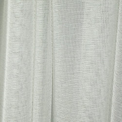 Gehry Sheer Drapery in White - Drapery Fabric