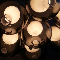 Bocci 28.7 Smoke Grey Close Up - Chandeliers