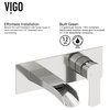VIGO Marigold Handmade Matte Stone Vessel Bathroom Sink With Wall Mount Faucet