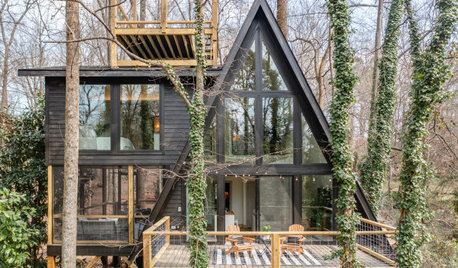 USA Houzz: An A-Frame Home Full of Treehouse Fun
