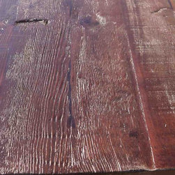 Cabriole Leg Reclaimed Wood Dining Table - Dining Tables