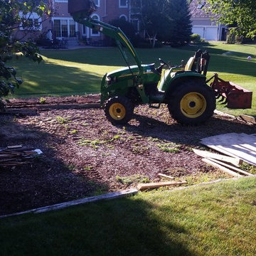 Removal of Backyard Playground, Grading, and Lawn Restoration - Before
