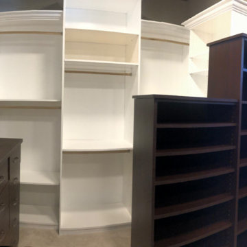 Two-Tone Large Master Closet