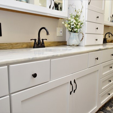 Hamlet, IN. Haas Signature Collection. White Maple Bathroom Vanities
