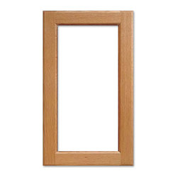 Century Glass Cabinet Door from CabinetNow.com shown in Red Oak - Kitchen Cabinetry