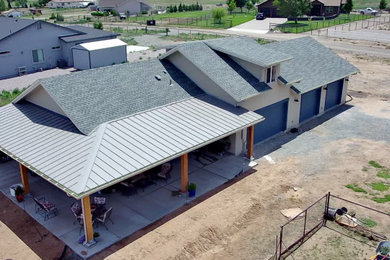 Inspiration for a small craftsman exterior home remodel in Other