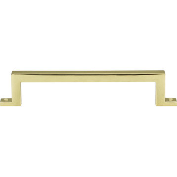 Atlas Homewares 386 Campaign 5 Inch Center to Center Handle - Polished Brass