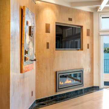 Larkspur Family room and Kitchen