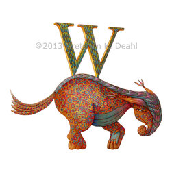 ART: Guardian Monster POSTER: Waunakee Rippleskin is her name. - Wall Letters