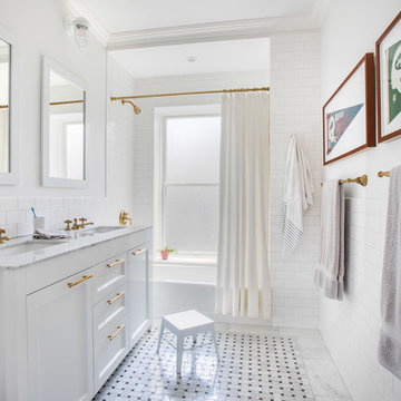 North Slope Landmarked Restoration - Kids' Bathroom