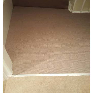 Herringbone Carpet to Stairs in West London
