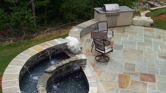 A Patio Terrace in Chevy Chase, Maryland