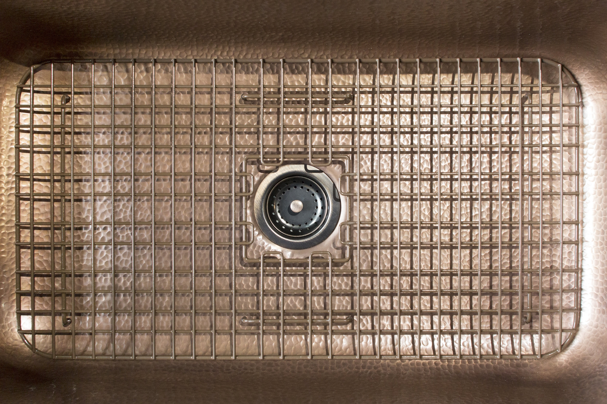 SinkSense Rohe Antique Brown 27.75"x13.375" Kitchen Sink Bottom Grid