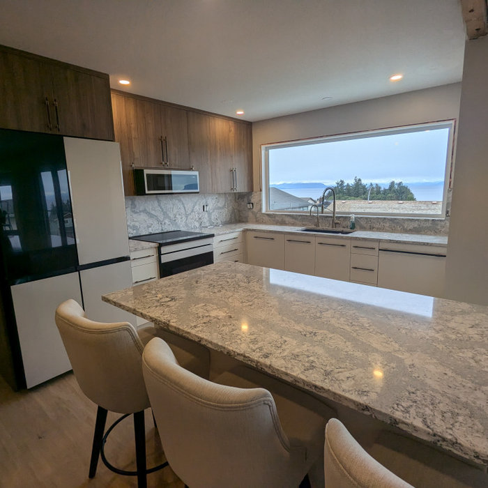 Inspiration for a coastal kitchen remodel in Vancouver