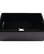 Austen 30" Farmhouse Fireclay Single Bowl Kitchen Sink, Gloss Black, Gloss Black