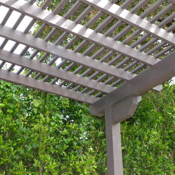 Wood Lattice Patio