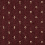 Burgundy And Beige Flowers Country Tweed Upholstery Fabric By The Yard - This upholstery fabric has the look and feel of a cabin or lodge. This fabric is rated heavy duty, and is great for all indoor upholstery uses.
