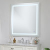 36"x40"Touch Sensor Hardwired LED Mirror, Color Changing Temp 3000K/4200K/6400K