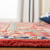 Safavieh Antiquity Collection AT64 Rug, Red/Multi, 6' Square