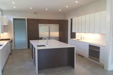 Inspiration for a contemporary kitchen remodel in New York
