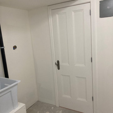 IKEA Pax Closet within Basement Laundry space