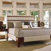 Tommy Bahama Home Island Fusion California King Mandarin Upholstered Panel Bed