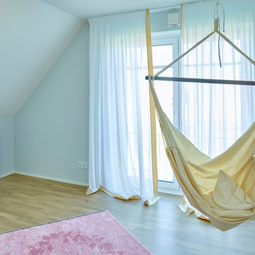 Modernes Einfamilienhaus in kontraststarker Gestaltung