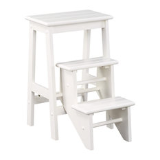 Hallie Step Stool, White