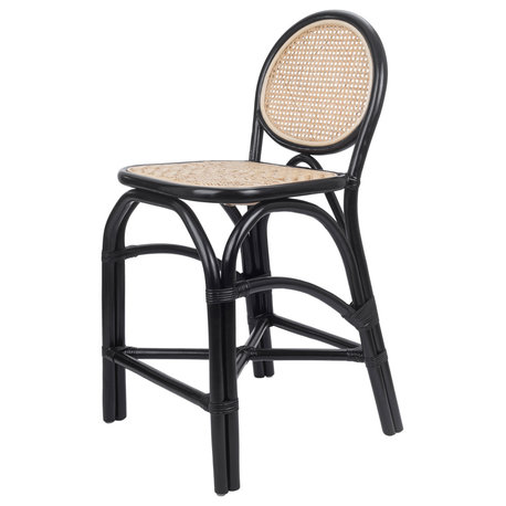 Kalyna Rattan Counter Stool, (Set of 2)