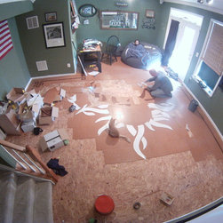 Customer Installation - Sun Mosaic - Cork Flooring