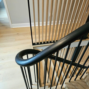 Project #115 | Staircase with Continuous Rail System Without Newels