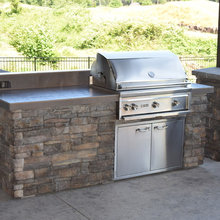Built-in bbq