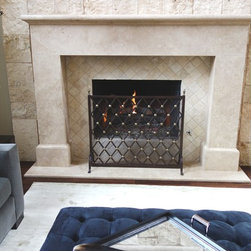Diamante Firescreen Free-standing - Fireplace Screens