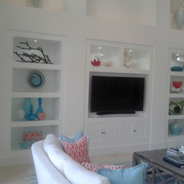custom built in media cabinets