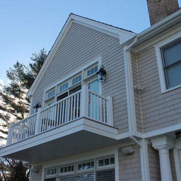 Maibec Cedar Siding, CertainTeed Designer Roofing, AZEK Decking, Marion, MA
