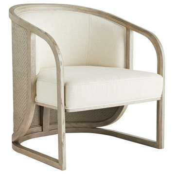 Fortuna Lounge Chair, Smoke, Oak, 31"H (5593 3JRXL)
