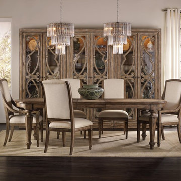 Hooker Furniture Dining Room Solana Rectangle Dining Table w/2-18in Leaves