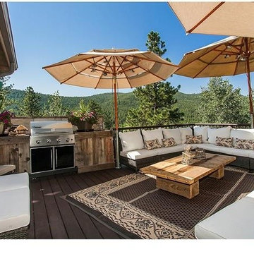Deck and built in grill