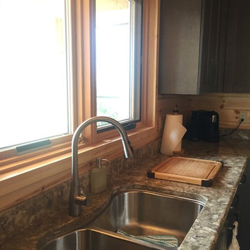Tungsten Maple Cabinets at Waskesiu SK