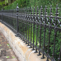 Heritage Cast Iron USA Stewart Half Height Railings - Home Fencing And Gates