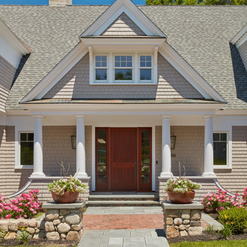 Northshore MA Whole House Remodel Front Entry