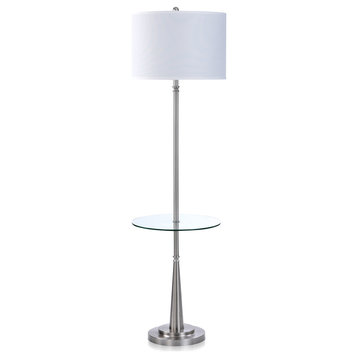 Gemma Floor Lamp, Silver