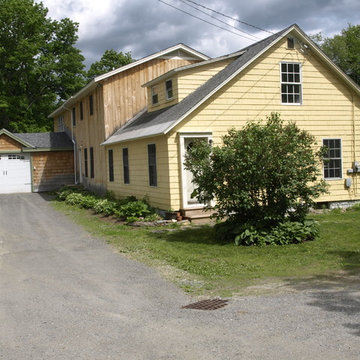 Cedar Shake and Vertical Siding
