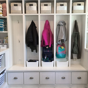 Mudroom/Laundry Room Organizing (Before & After)