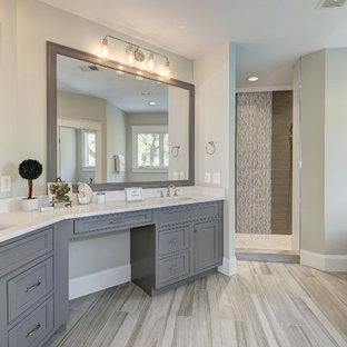 Badezimmer mit Granit-Waschbecken/Waschtisch Ideen, Design & Bilder | Houzz