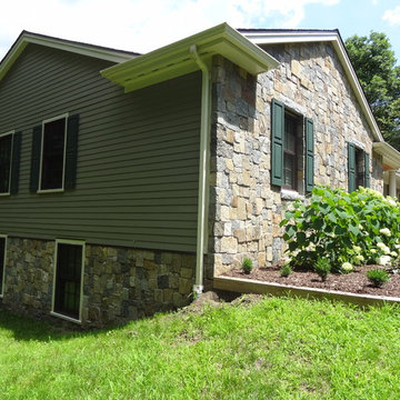 Colonial Style Ranch with Dry-Fit Natural Stone Accents