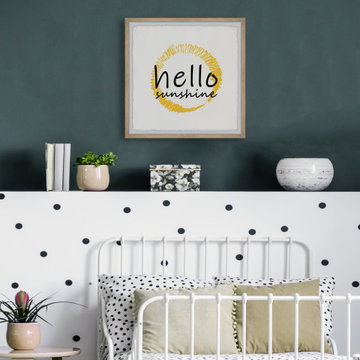 "Hello Sunshine IV" Framed Painting Print
